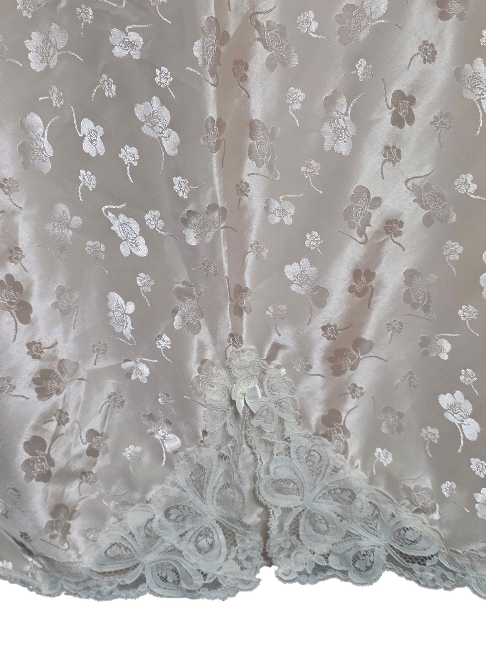 Vtg Barbizon Pink Satin Lace Half Slip Skirt Lingerie Y2K Coquette Cottagecore M - Picture 4 of 9